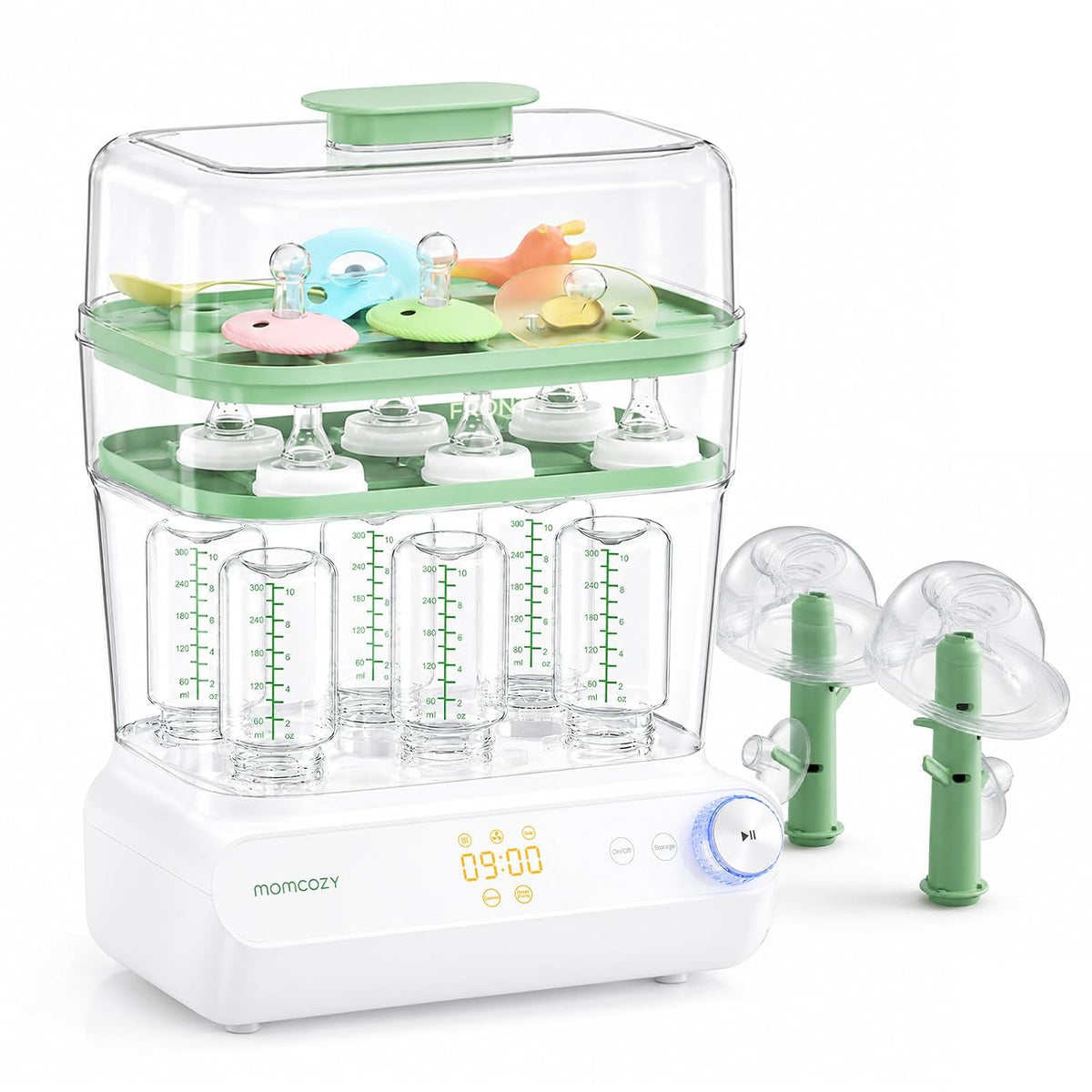 Momcozy Esterilizador y secadora de botellas de gran capacidad de 3...