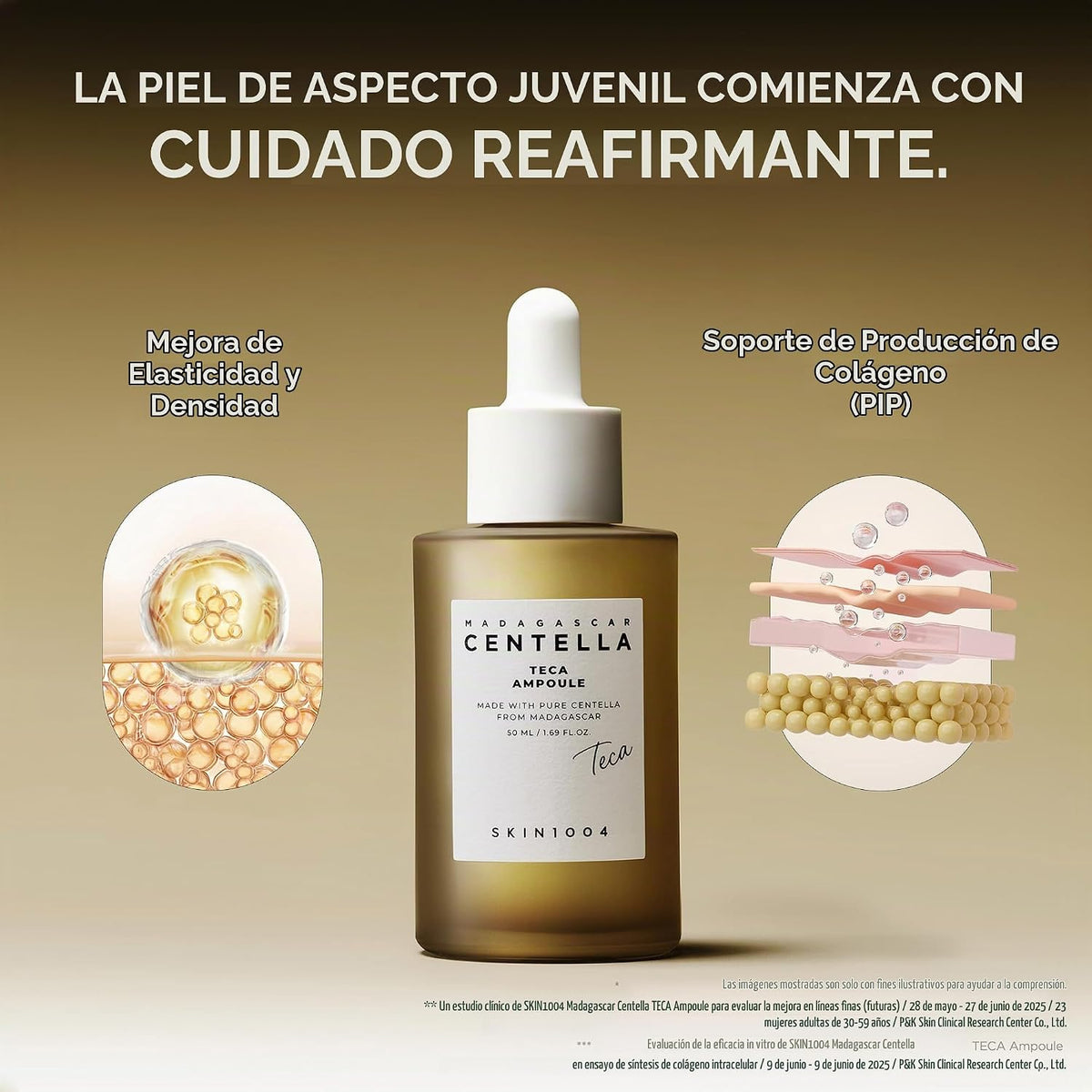 SKIN1004 Madagascar Centella TECA Ampolla, suero facial con tecnolo...