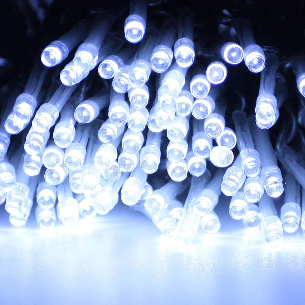 500 luces de cadena LED, luces navideñas súper largas de 180 pies p...