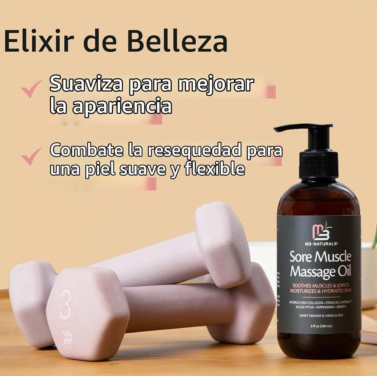 Aceite de masaje para dolores musculares para terapia de masaje con...