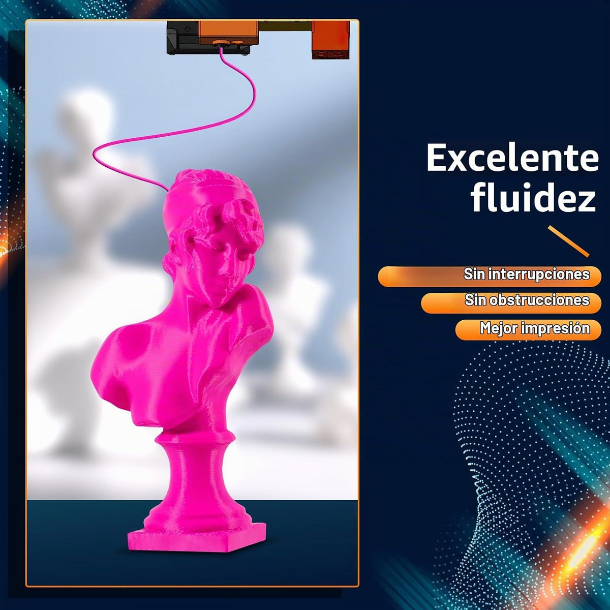 ERYONE Filamento PLA Plus de alta velocidad 1.75mm +\/- 0.03mm, fil...