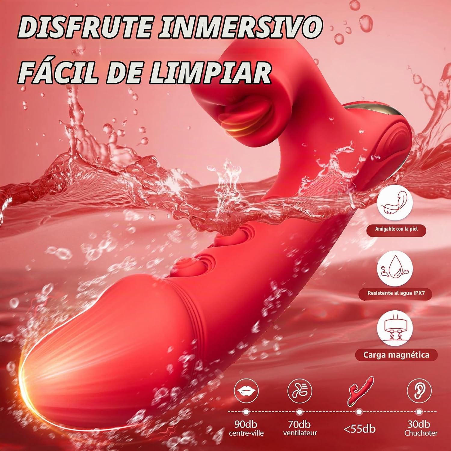 Toendi - Juguete sexual con vibrador de conejo para mujeres, juguet...
