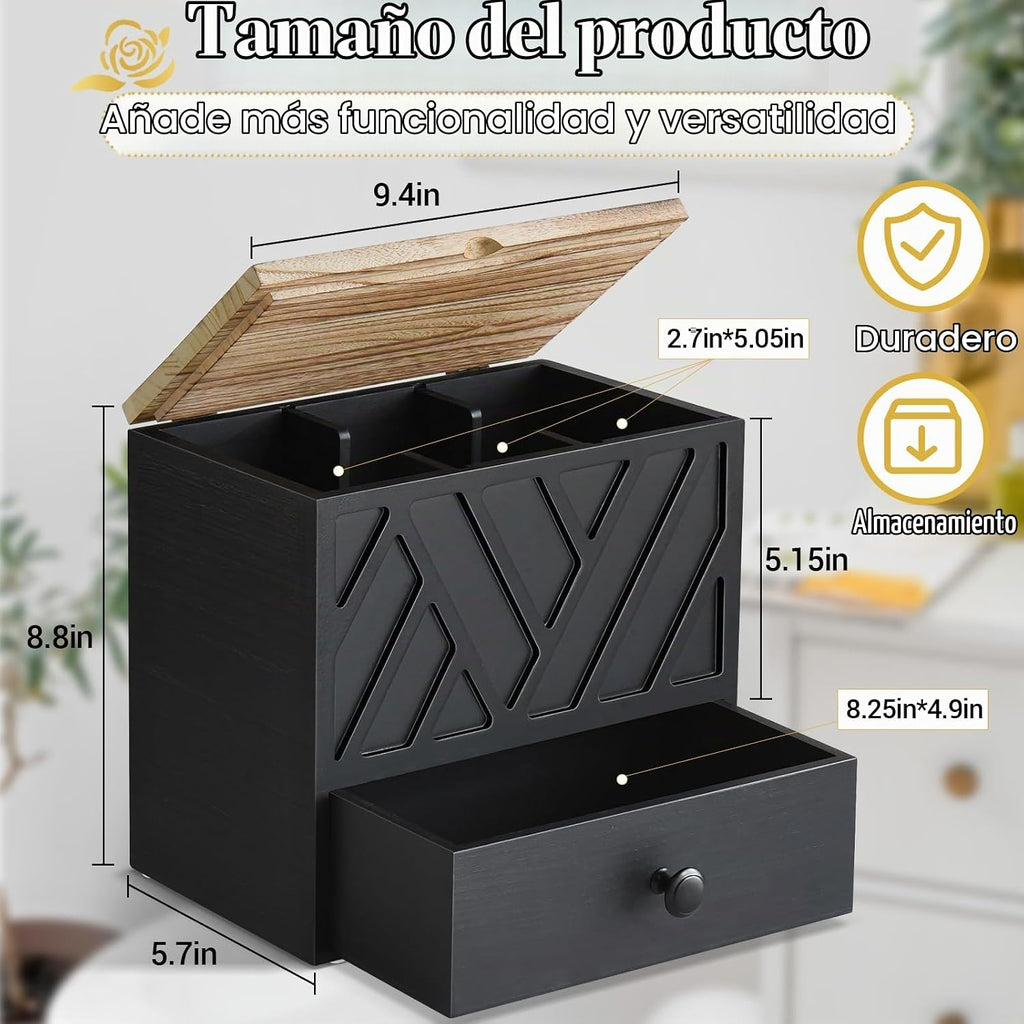 Soporte para tampones para decoración de baño, organizador de produ...