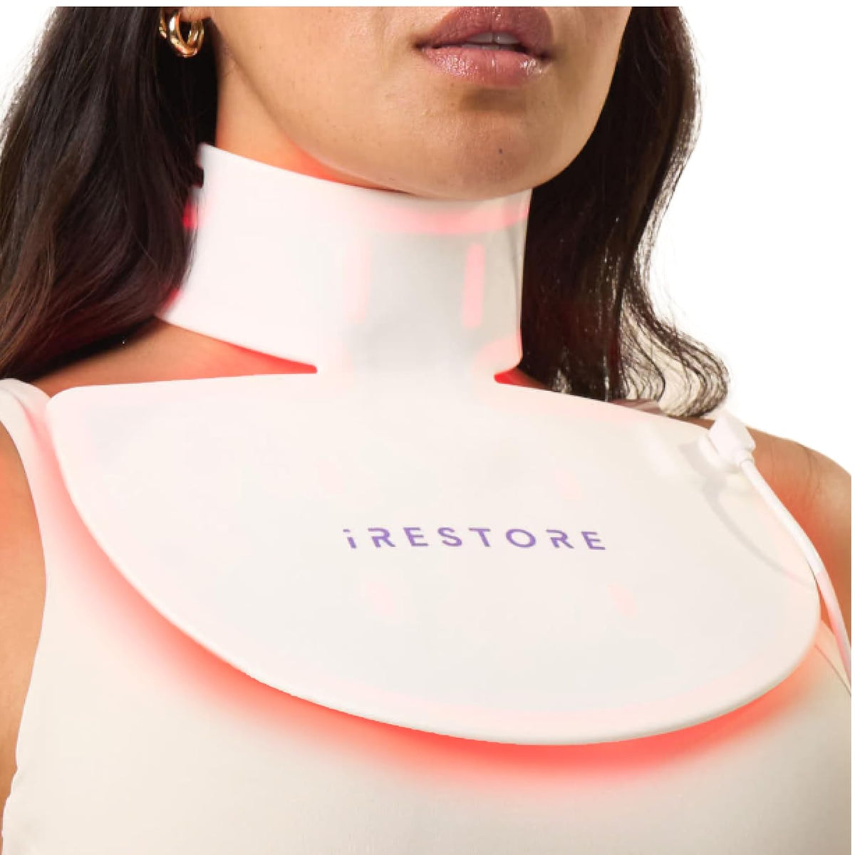 iRestore Illumina - Máscara LED antienvejecimiento para cuello y pe...