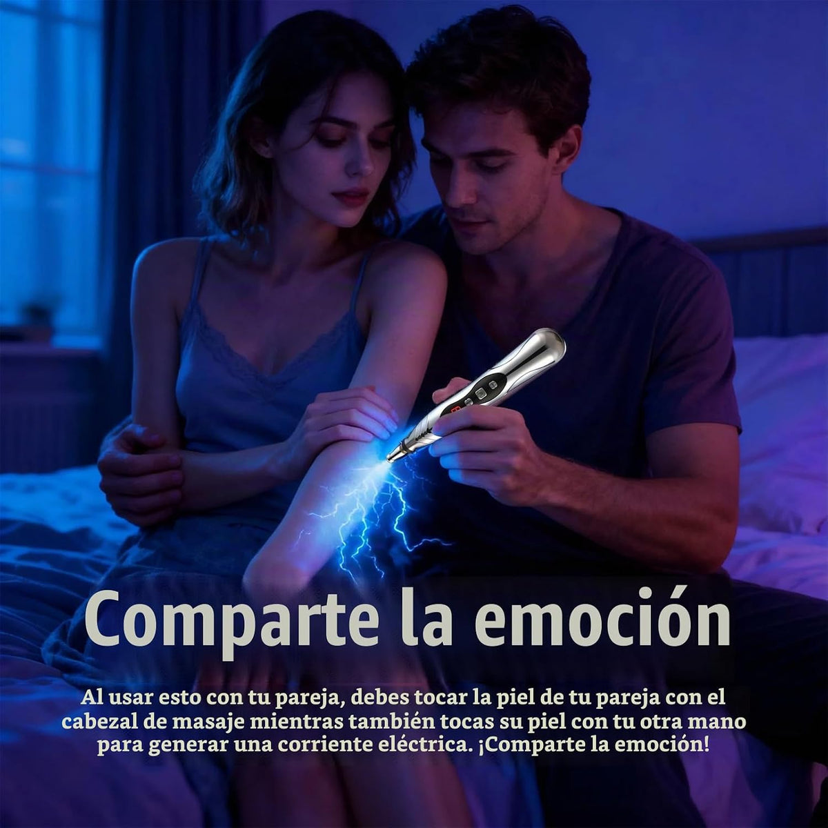 Varita Sexual de Castidad con Descarga Eléctrica con 9 Niveles de C...
