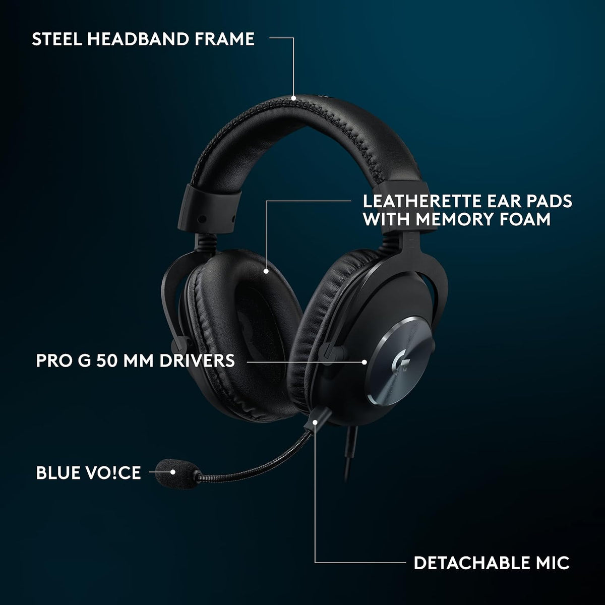 Logitech G Pro X SE Wired Gaming Headset with Microphone: Detachabl...