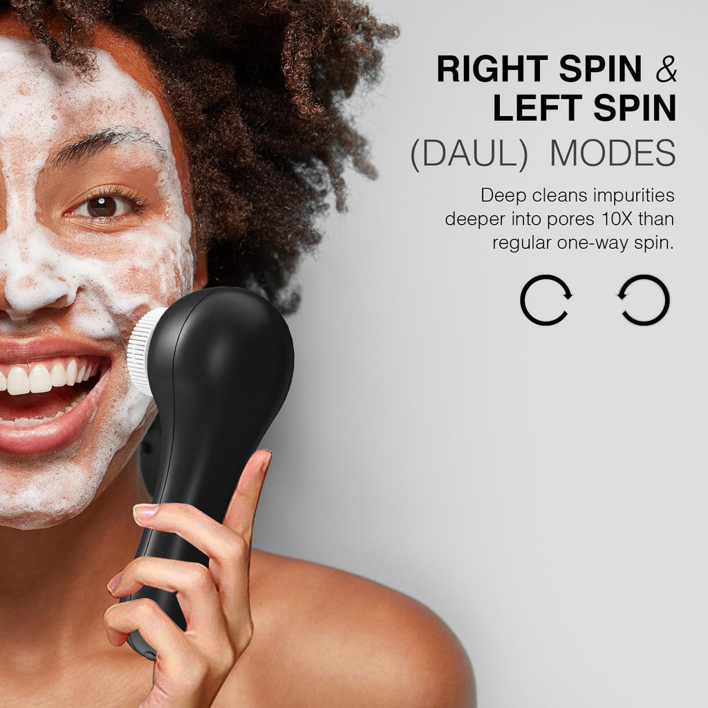 UMICKOO Cepillo de limpieza facial eléctrico, depurador facial gira...