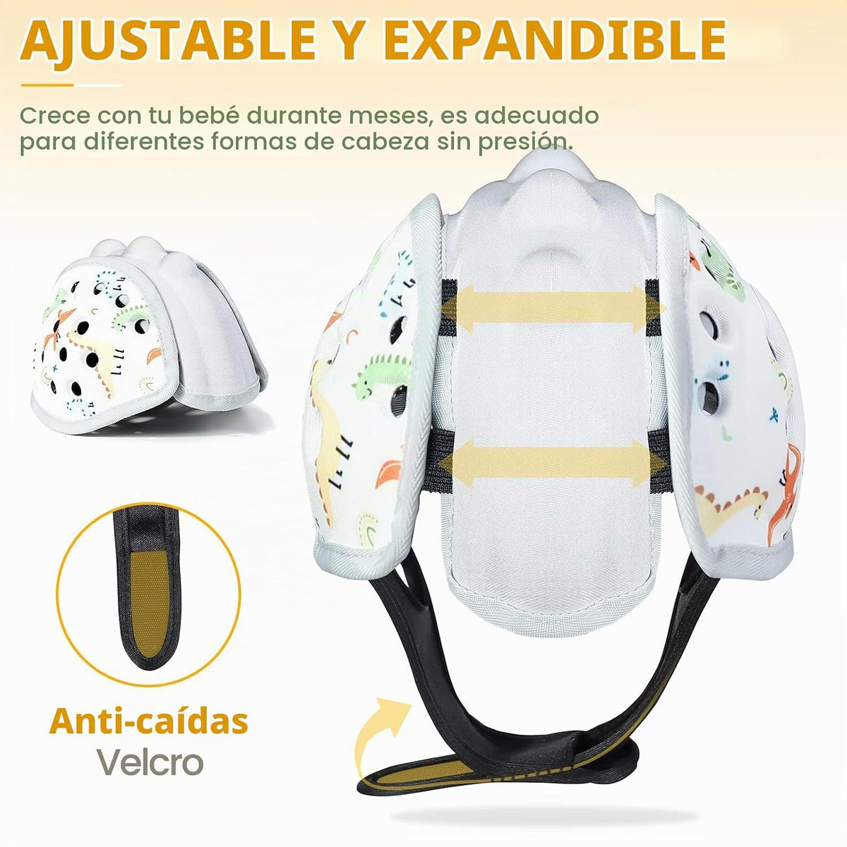 Protector de cabeza de bebé, casco infantil para gatear y caminar d...