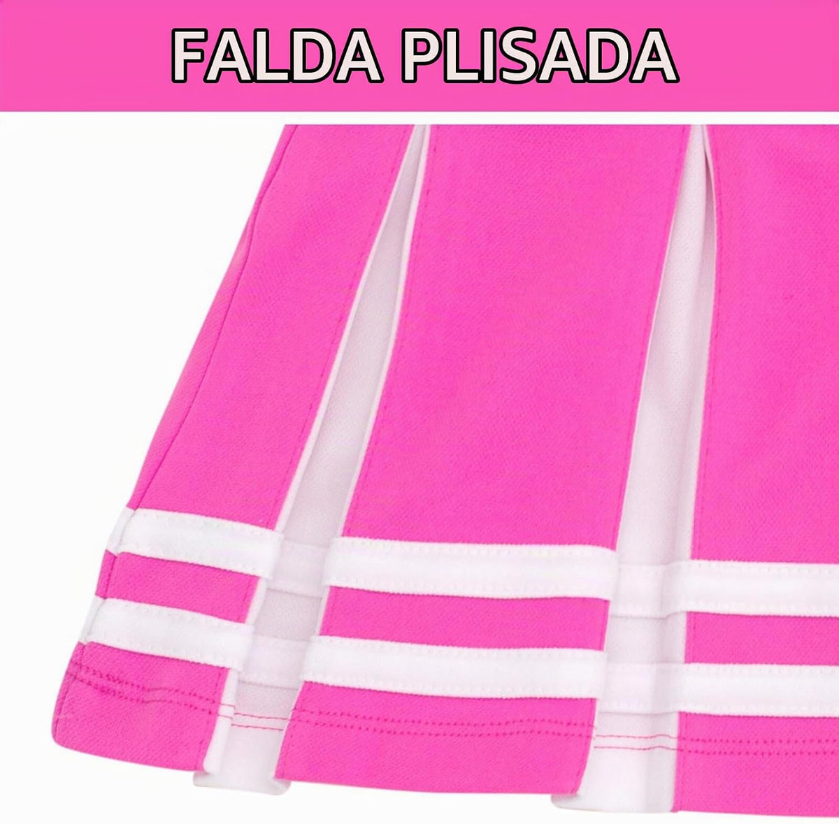 Barbie Conjunto de vestido de animadora y diadema para niñas pequeñ...
