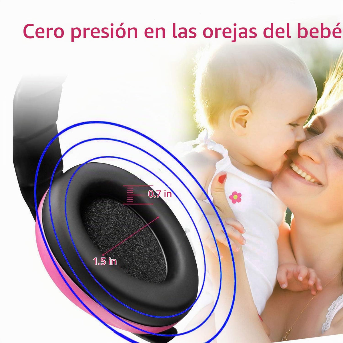 Alitamei Auriculares de protección auditiva para bebés con cancelac...