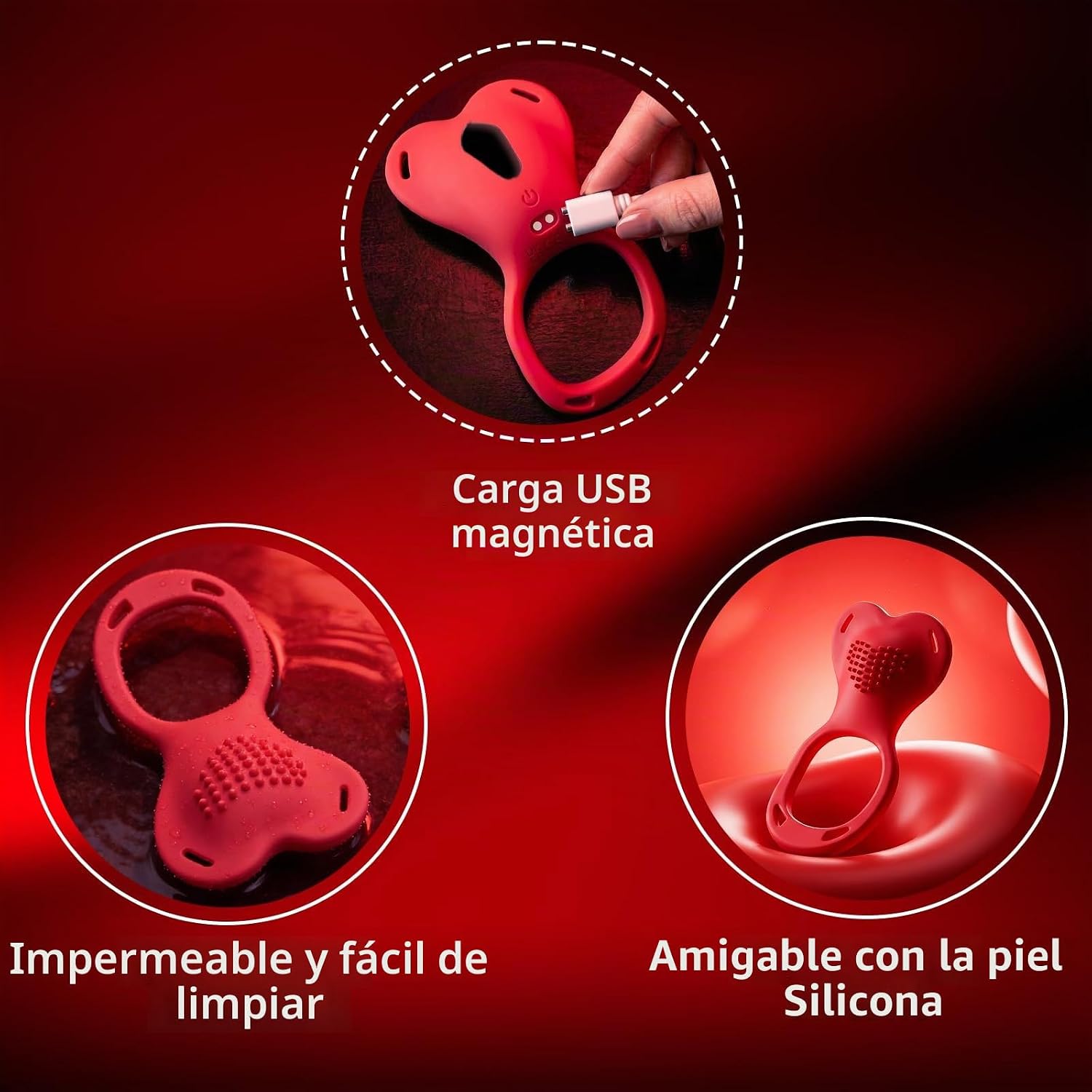 Vibrador usable teledirigido de la aplicación de las mujeres de las...