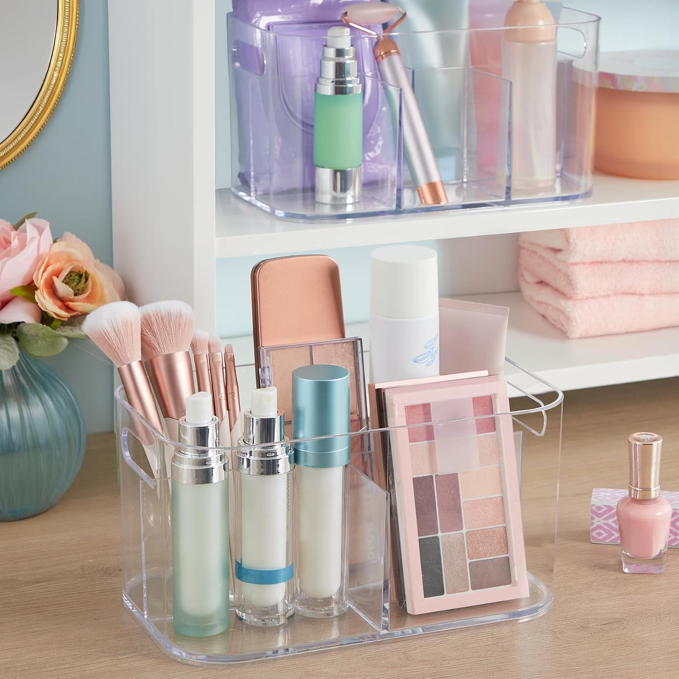 STORi Bliss Organizador de Almacenamiento de Cosméticos de Plástico...