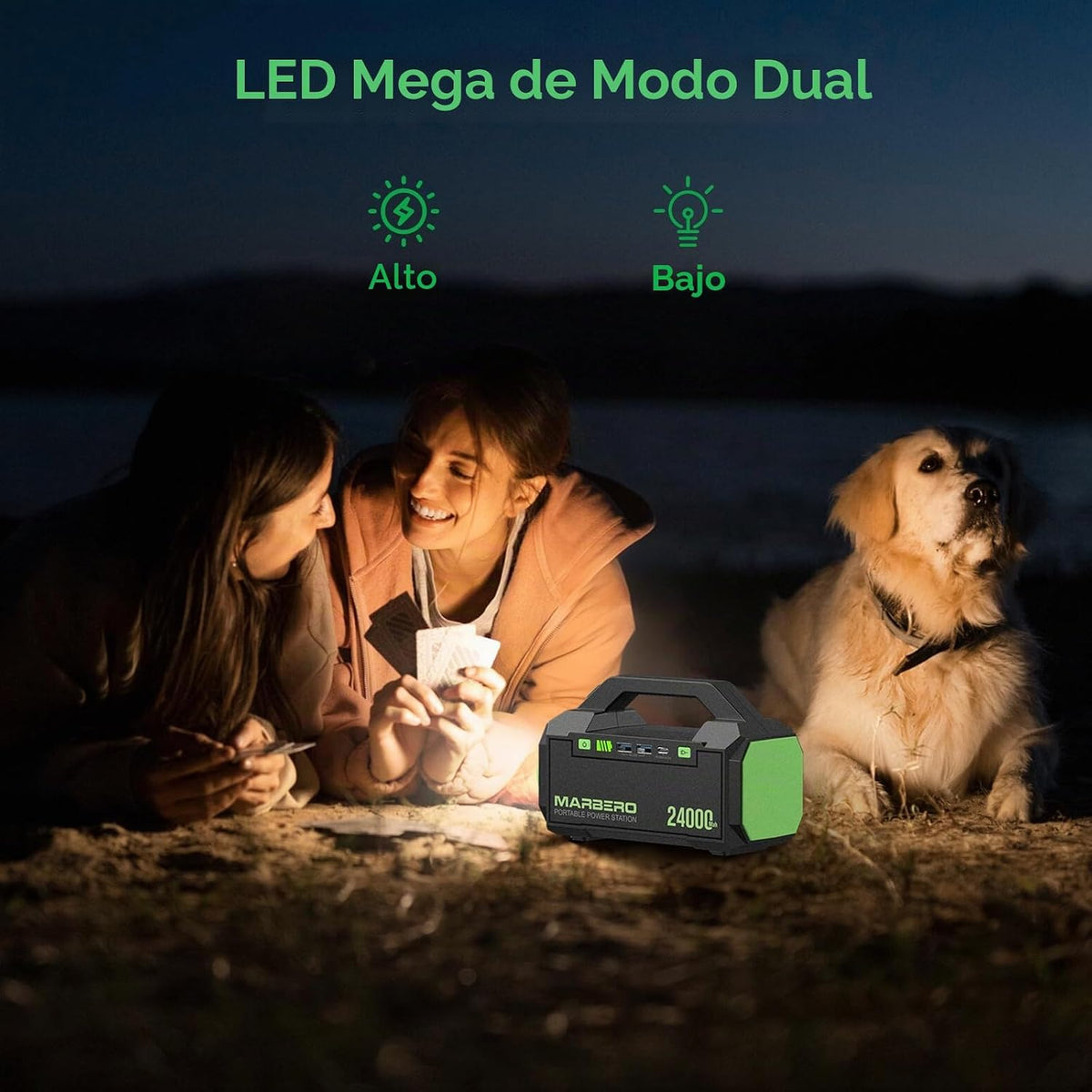 MARBERO 88Wh generador solar DC portátil central eléctrica para aca...