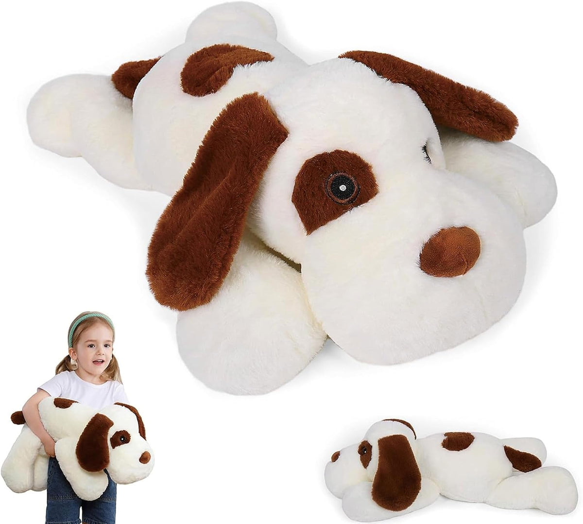 JellyMallow Animales de peluche con peso para perros de 5 libras y...