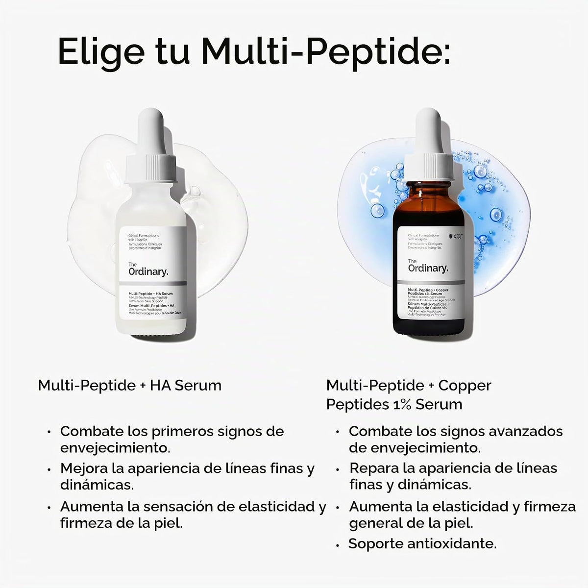 The Ordinary Multi-Peptide + Copper Peptides 1%, suero antienvejeci...