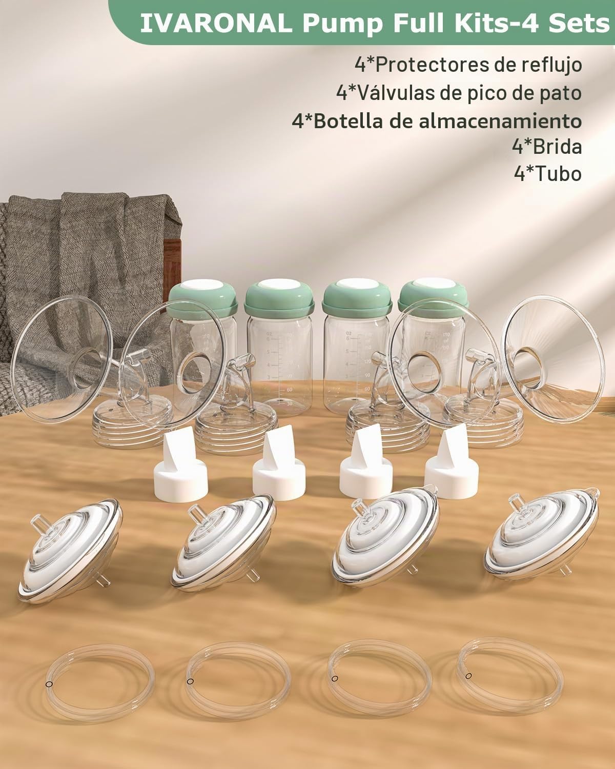 4 kits completos de piezas de bomba para Spectra S1\/S2\/9 Plus\/Sy...