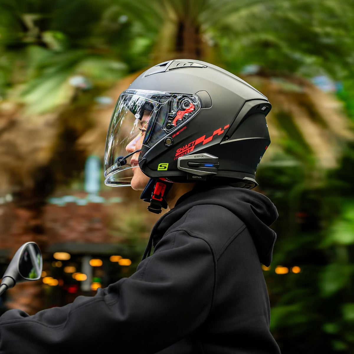 Sena VORTEX - Auriculares de comunicación Bluetooth para motociclet...