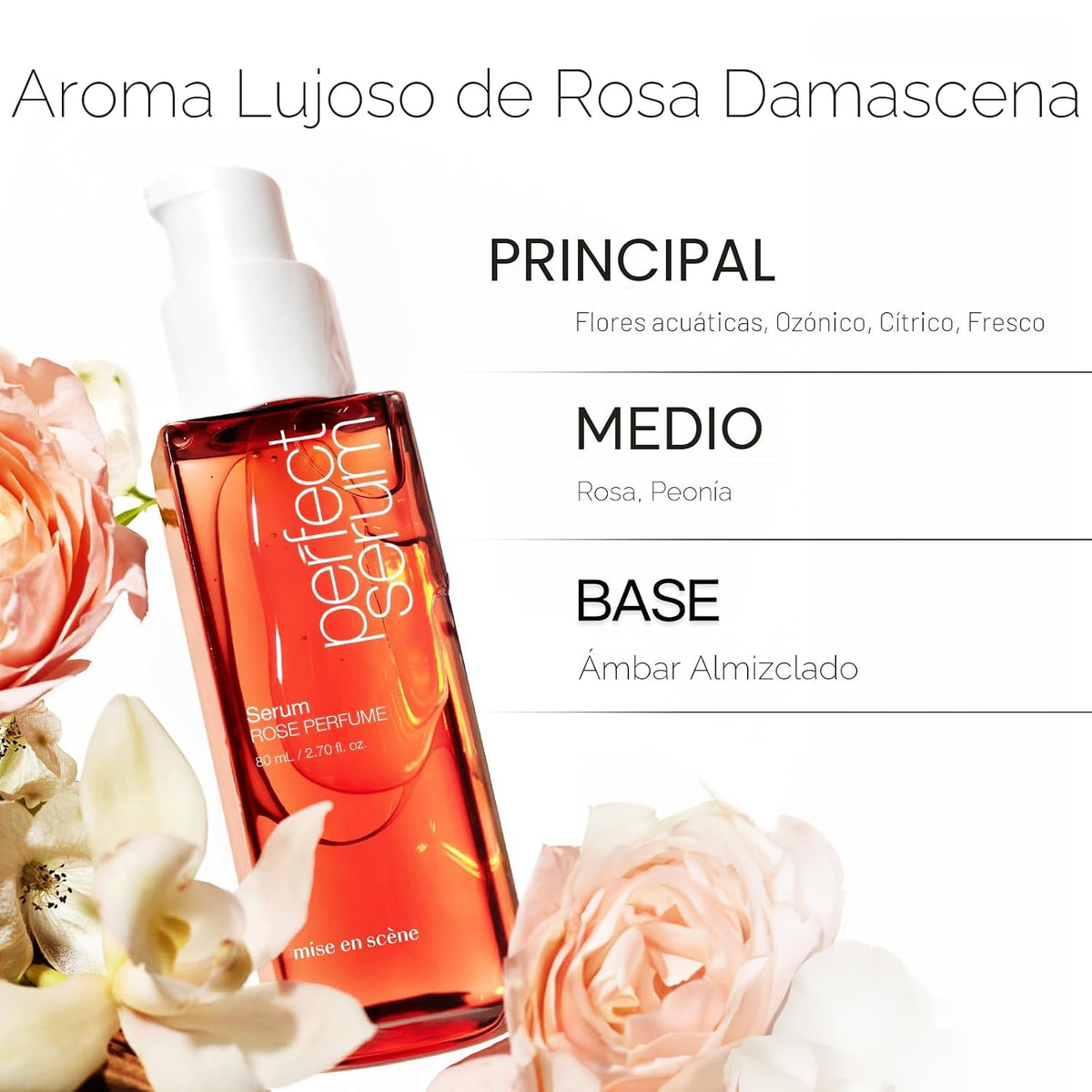 Mise En Scene Perfect Rose Perfume Serum - Hair Refreshing Oil for...