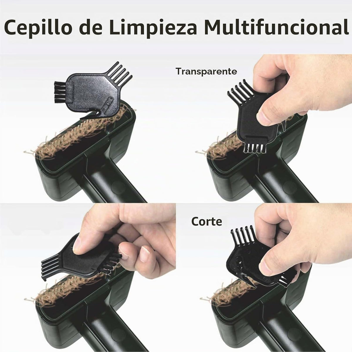 Gforest Cepillo de aseo al vacío para mascotas, peine para el cabel...