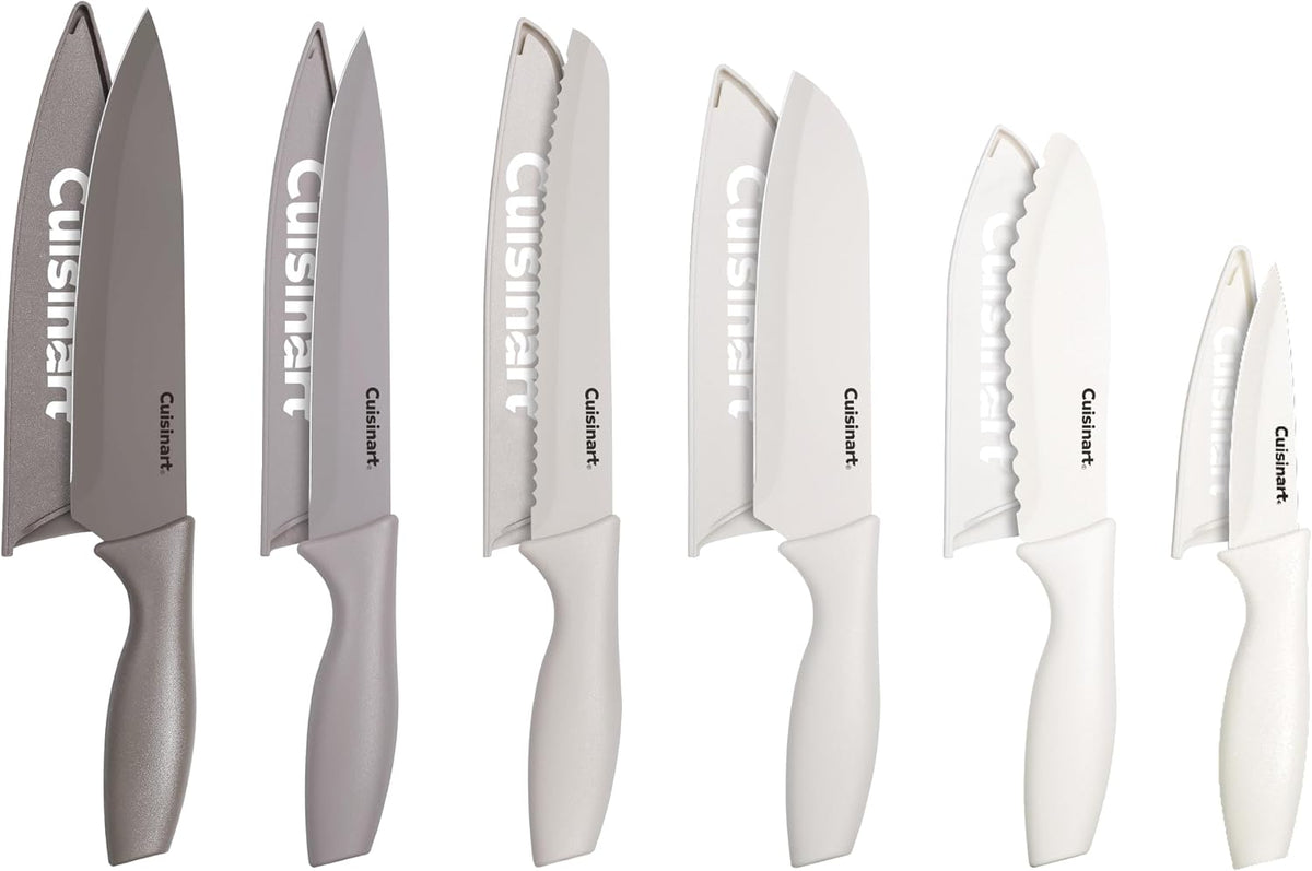 Cuisinart Advantage - Juego de cuchillos de cocina de 12 piezas, cu...
