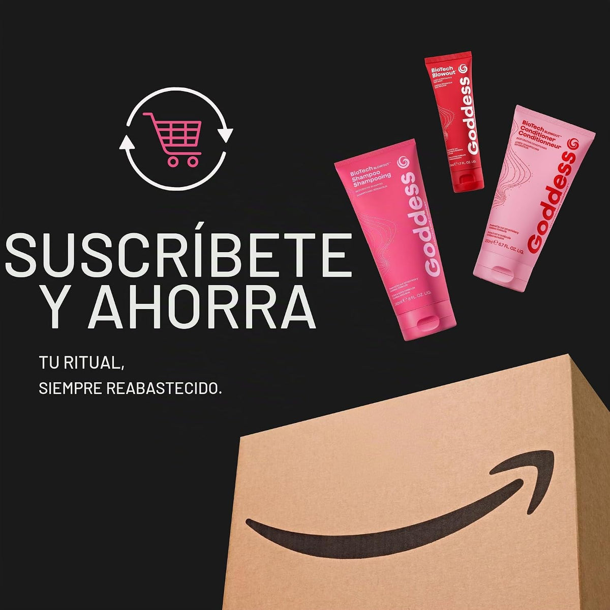 Goddess BioTech Blowout Mascarilla restauradora para el cabello sin...