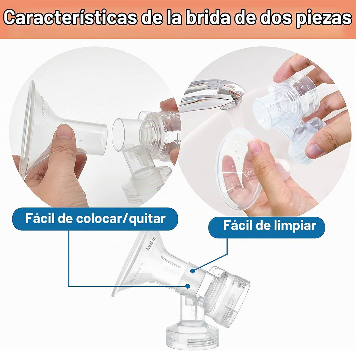 Maymom Kit de extractor de leche compatible con bomba Medela in Sty...