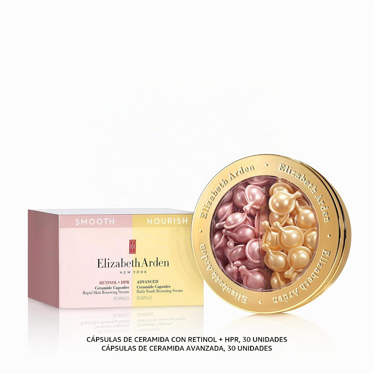 Cápsulas de suero facial de retinol + HPR de ceramidas de Elizabeth...