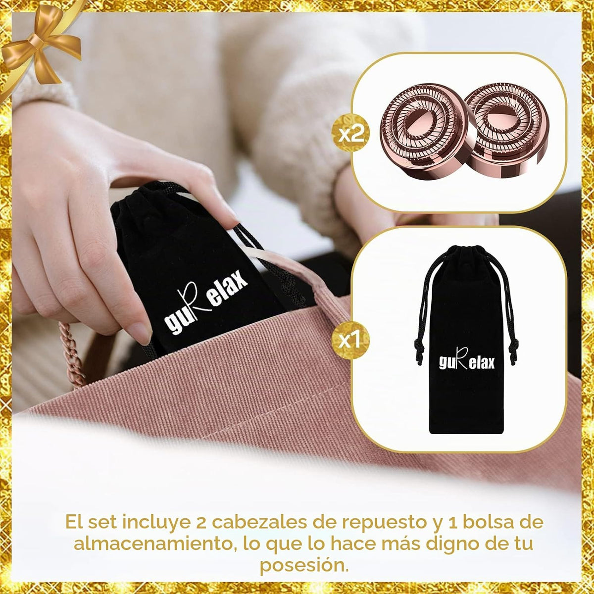 Removedor de vello facial para mujeres, dispositivo de depilación s...