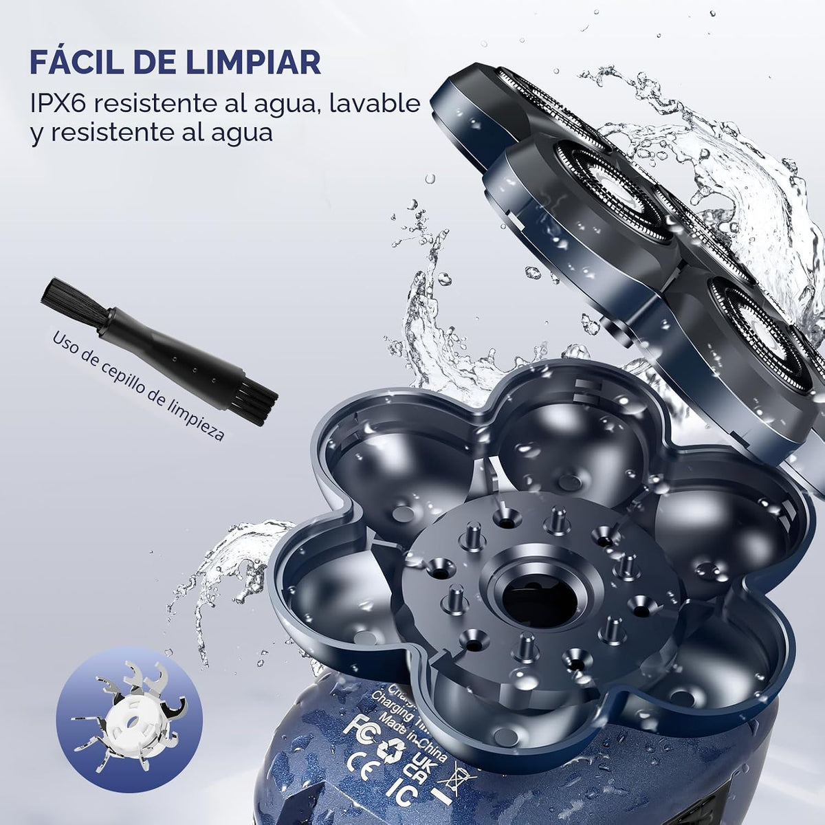 Afeitadoras de cabeza para hombres calvos: maquinilla de afeitar el...