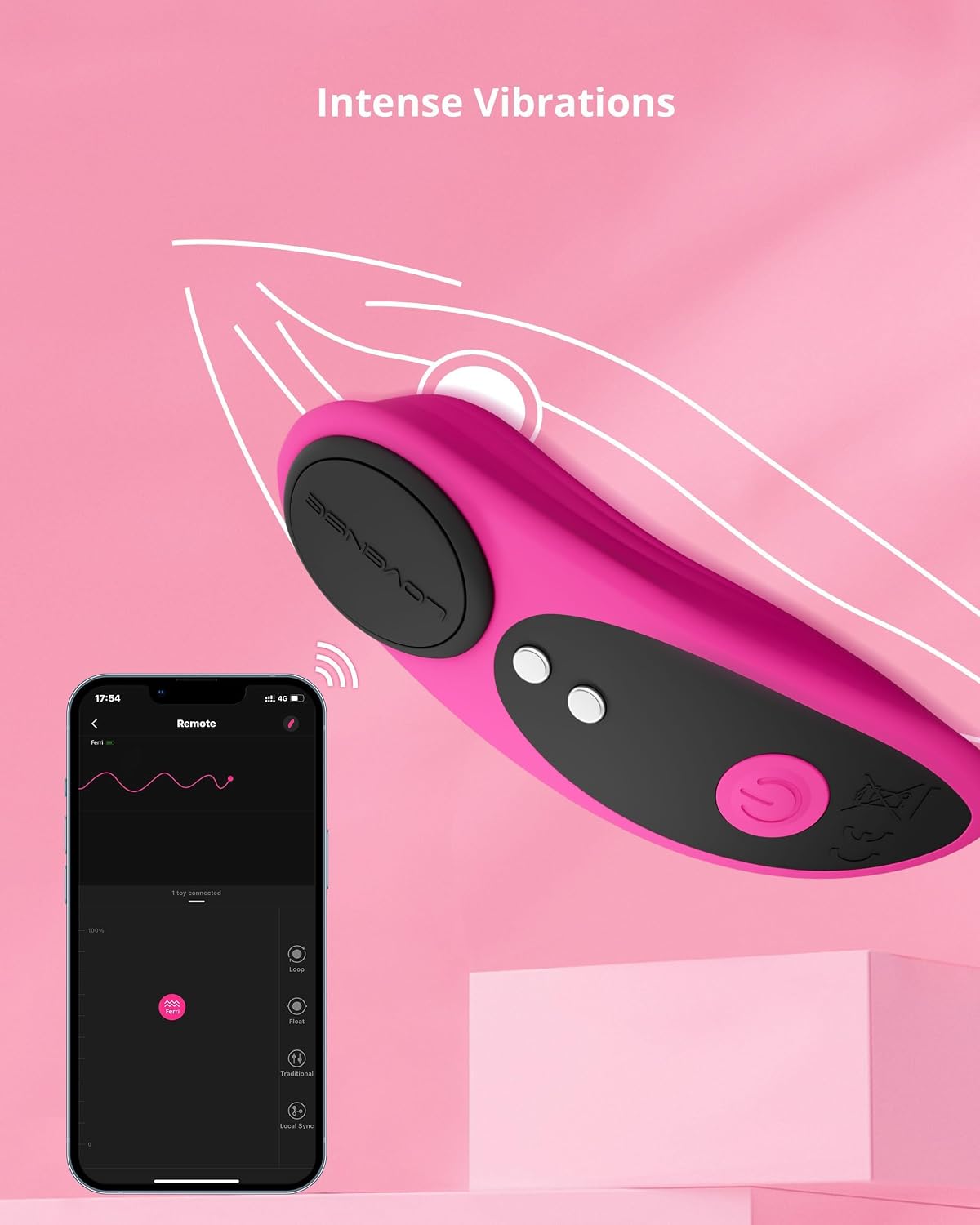 LOVENSE Lush 2 G-spot - Vibrador de huevos para mujer + LOVENSE Fer...