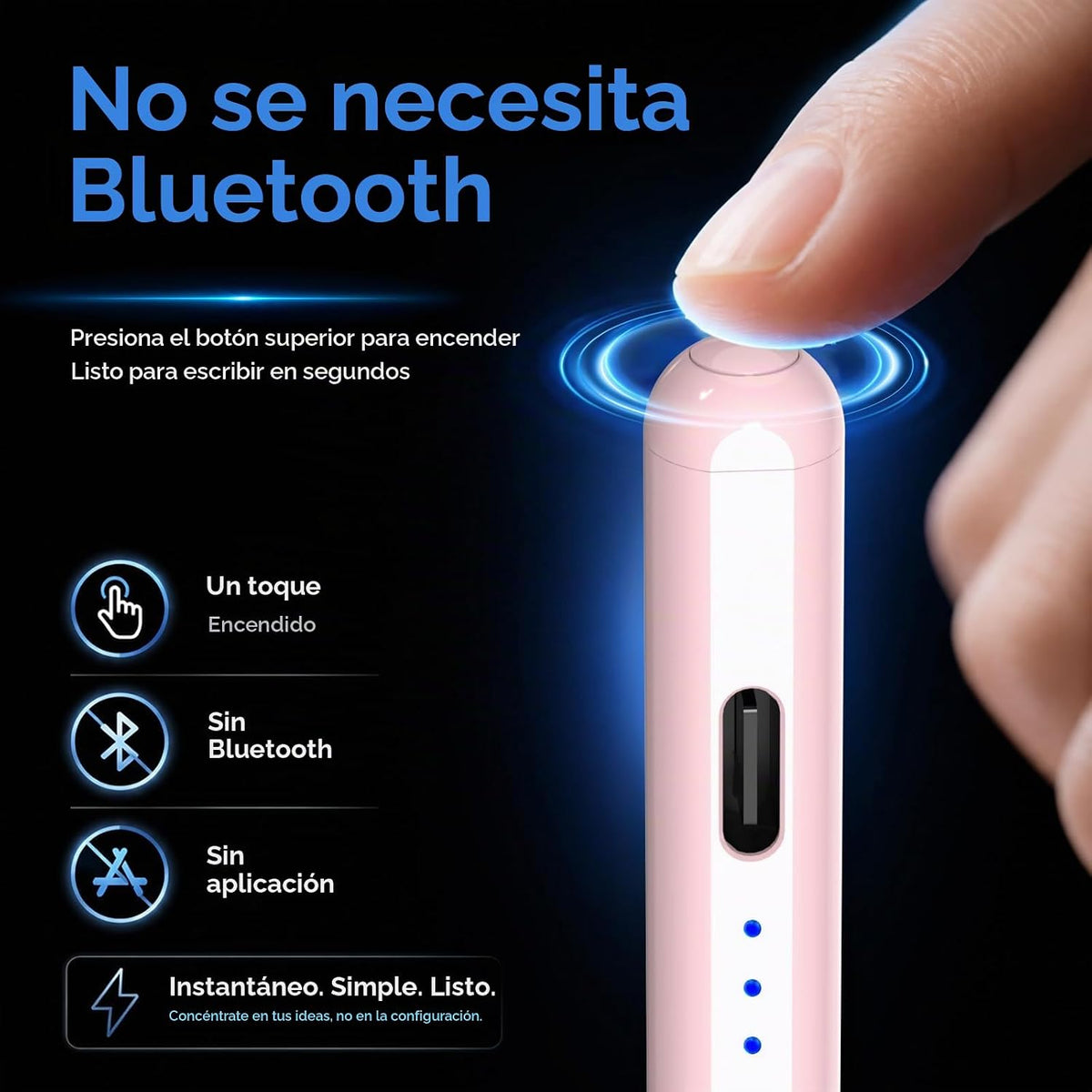 HATOKU Lápiz óptico para Apple iPad 2018-2026 para dibujo de notas...