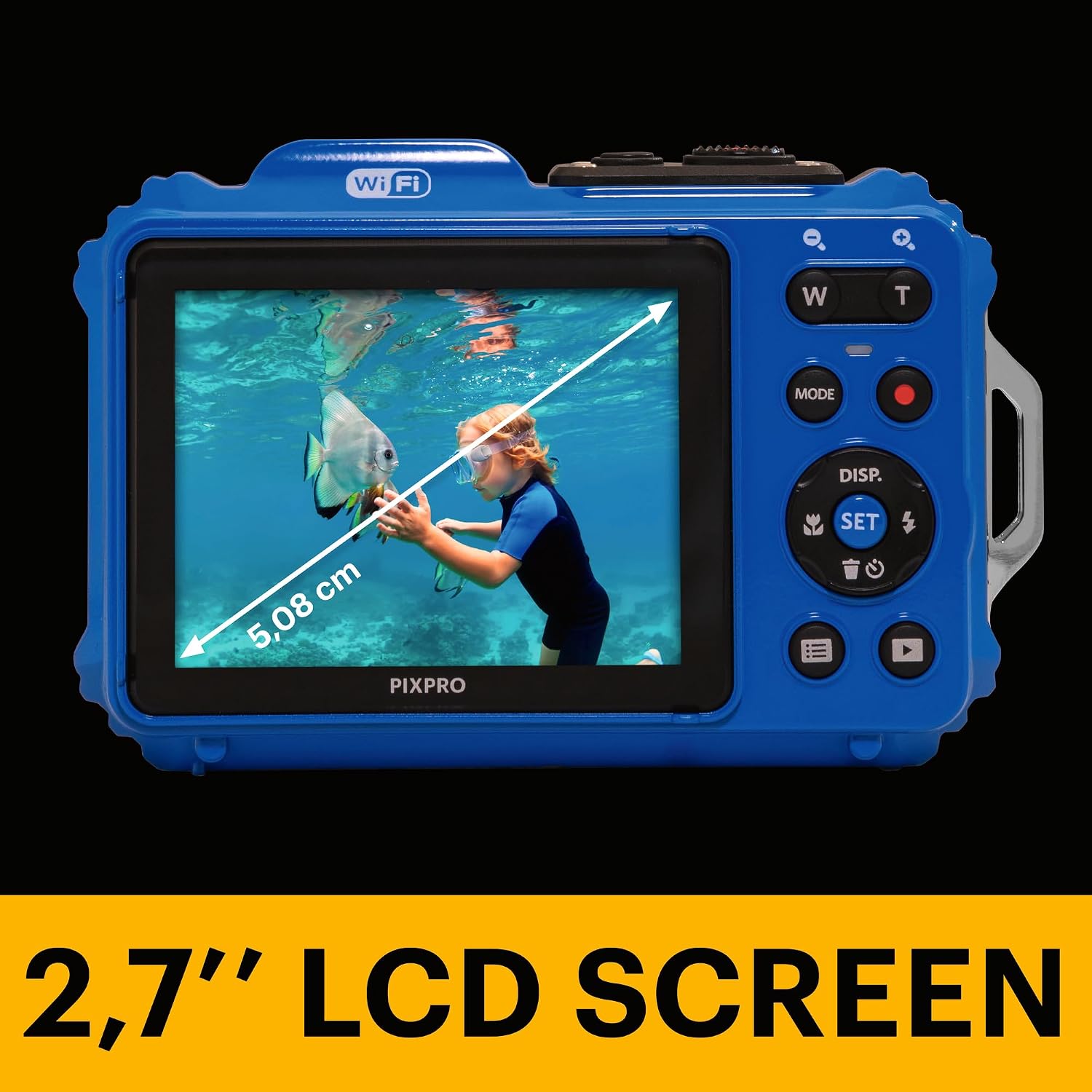 KODAK PIXPRO WPZ2 - Cámara digital impermeable de 16 MP, 49.2 ft, z...