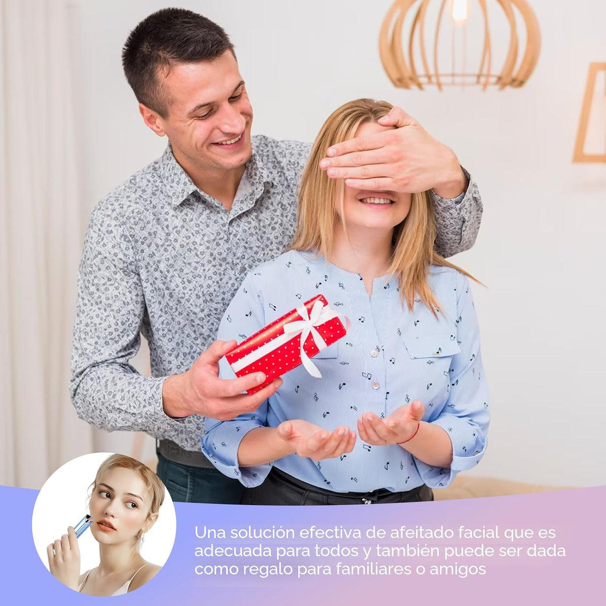 Removedor de vello facial para mujeres, como se ve en la televisión...