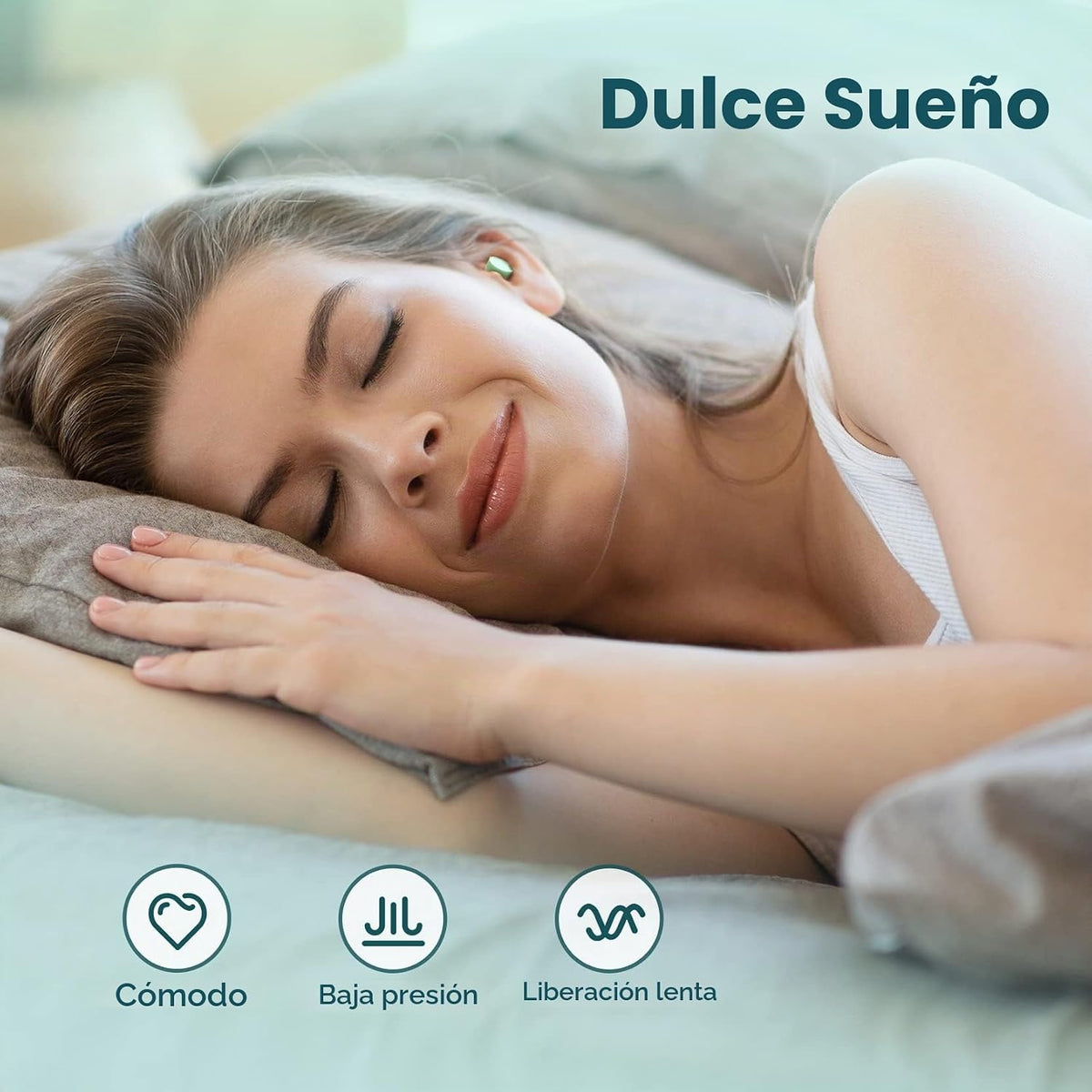 Tapón para los oídos ultra suave para dormir, 120 unidades de tapon...