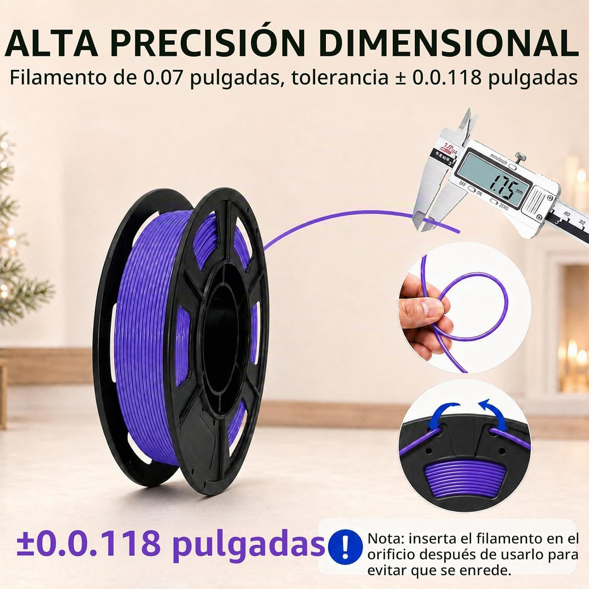 Colourbing Paquete de 8 filamentos para impresora 3D PLA+ de 8 colo...