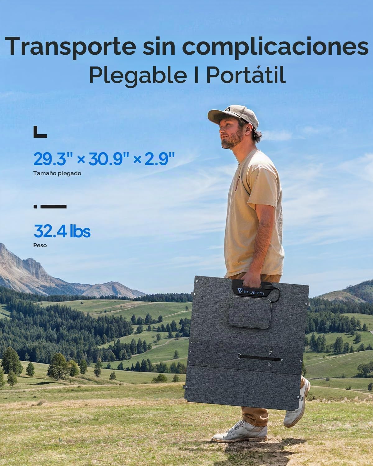 BLUETTI prenda impermeable portátil de la eficacia alta IP67 del pa...