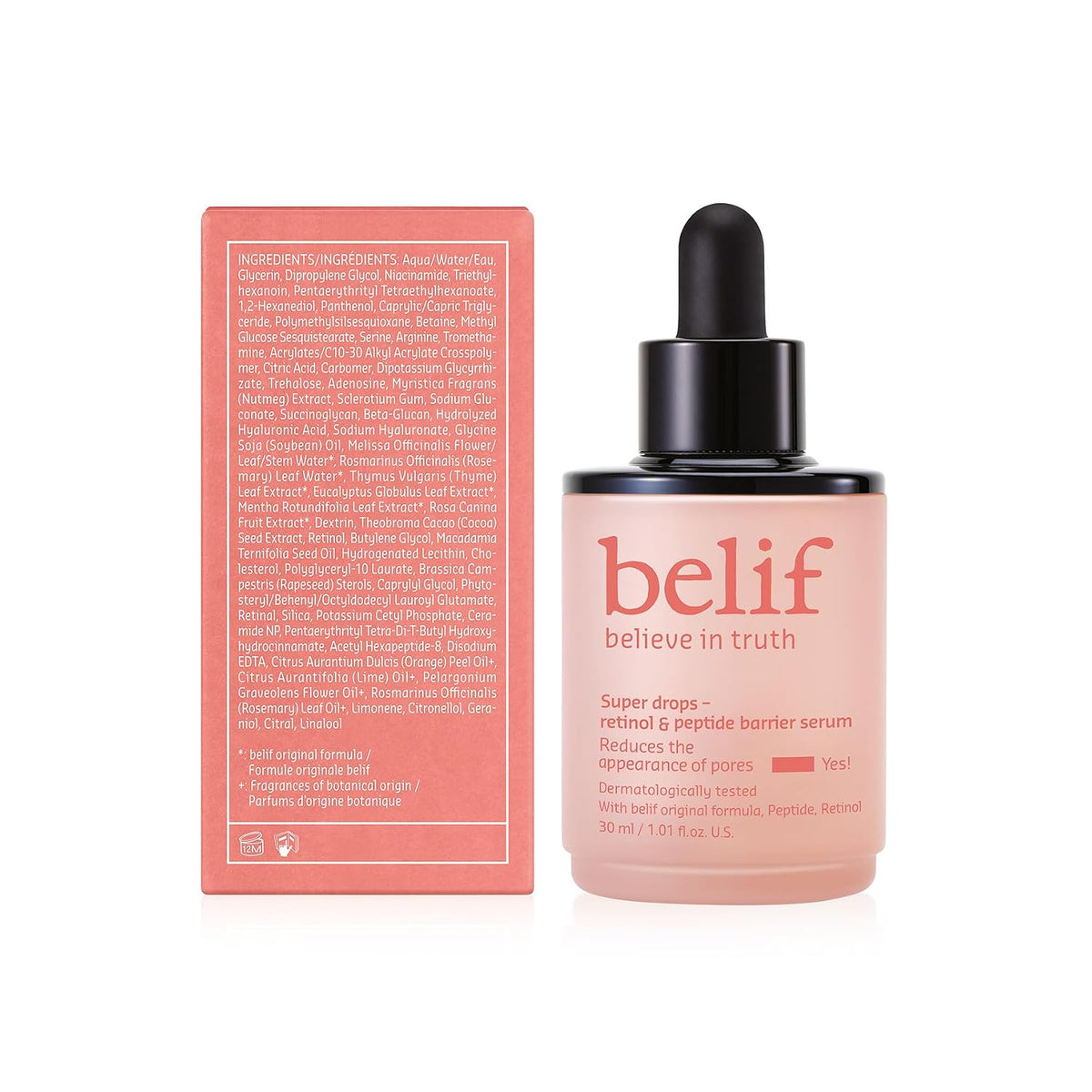 belif Retinol &amp; Peptide Super Drops Serum - Refuerzo de la piel...