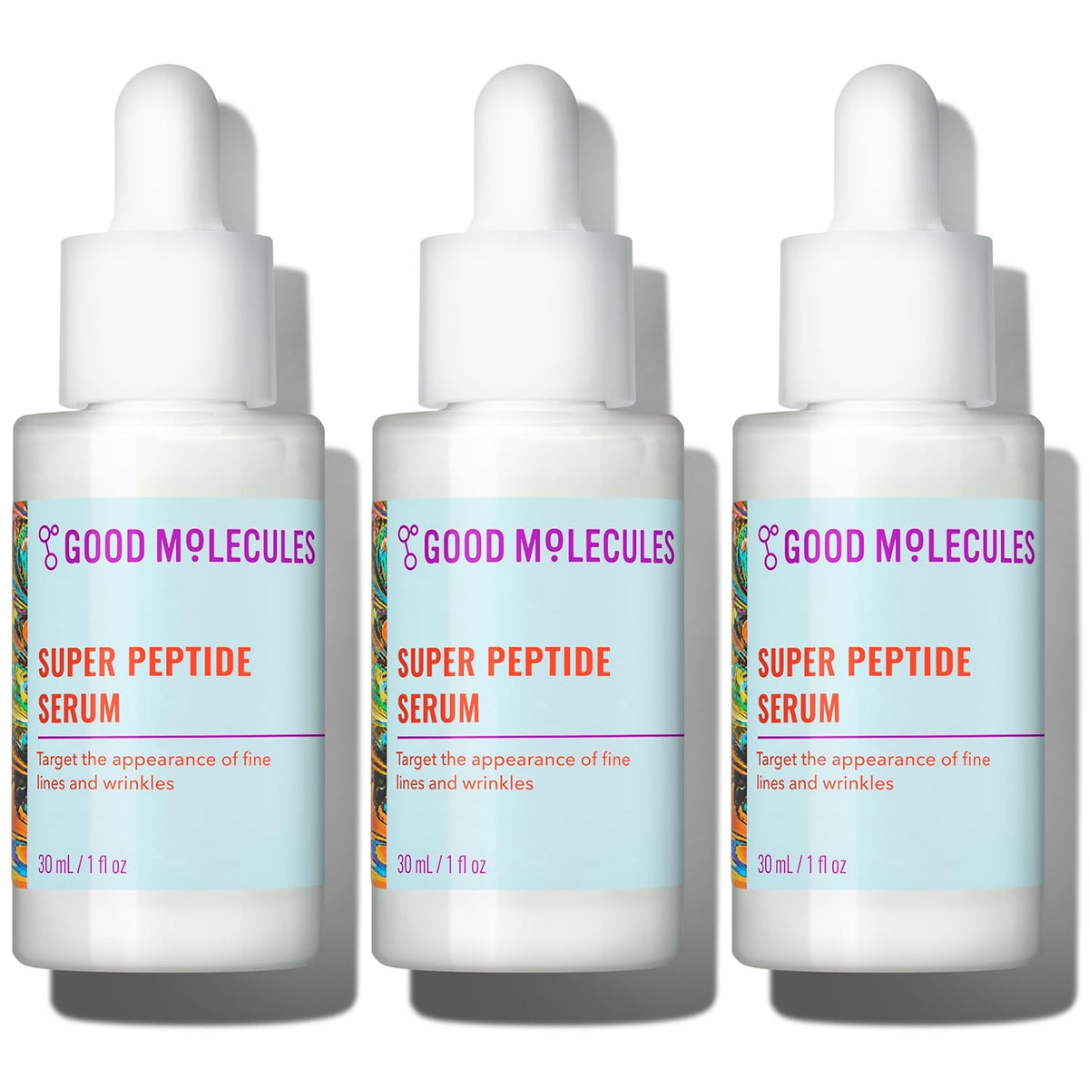 Good Molecules Super Peptide Serum Pack 3 \u2013 1 fl oz \/ 1 fl oz...