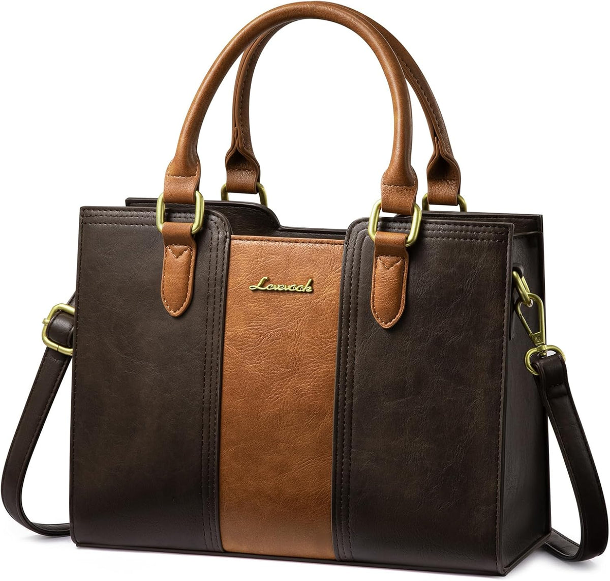 LOVEVOOK Bolso para mujer, bolso de hombro vintage de cuero, pequeñ...