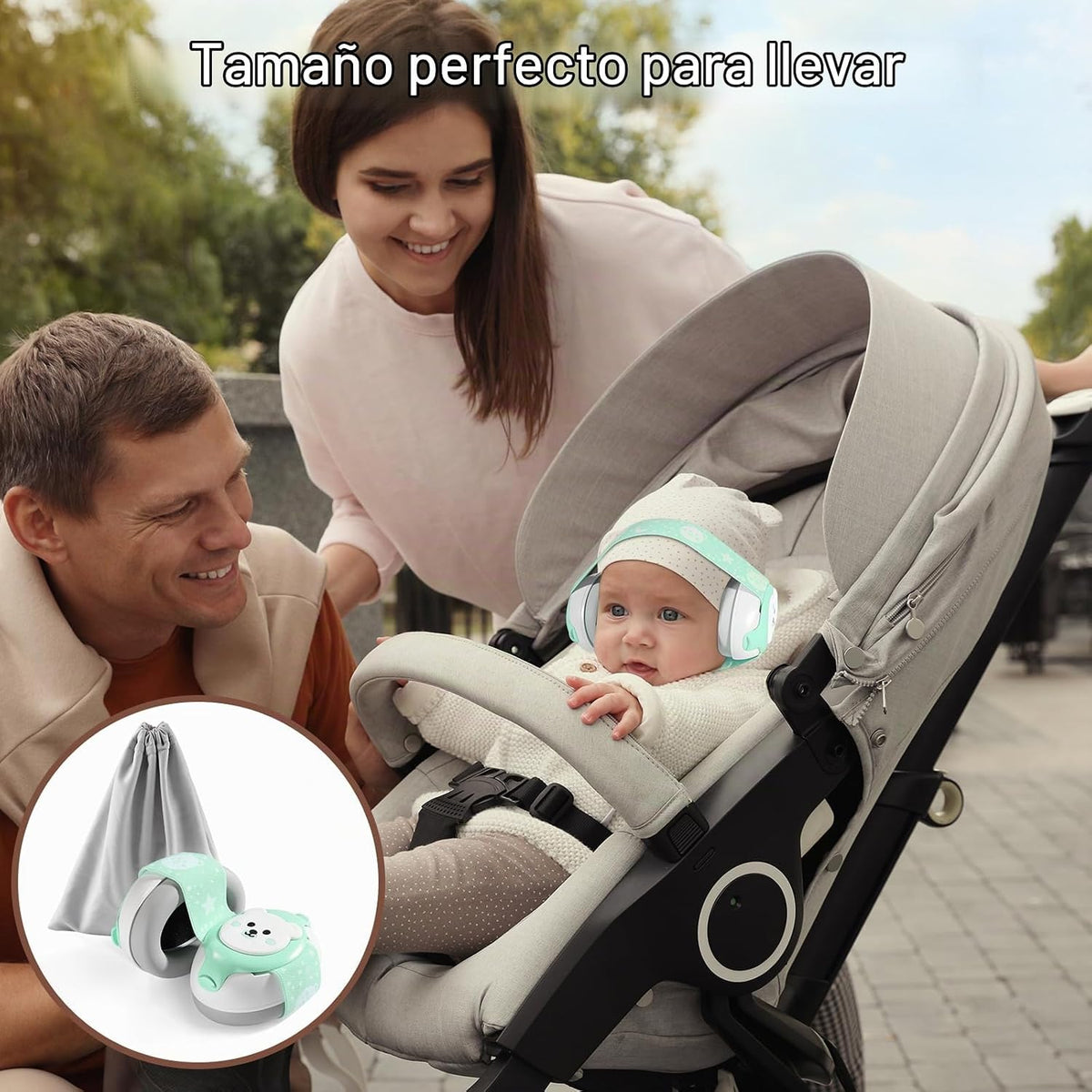 YomauiYee Orejeras para bebé, Auriculares para bebés con cancelació...