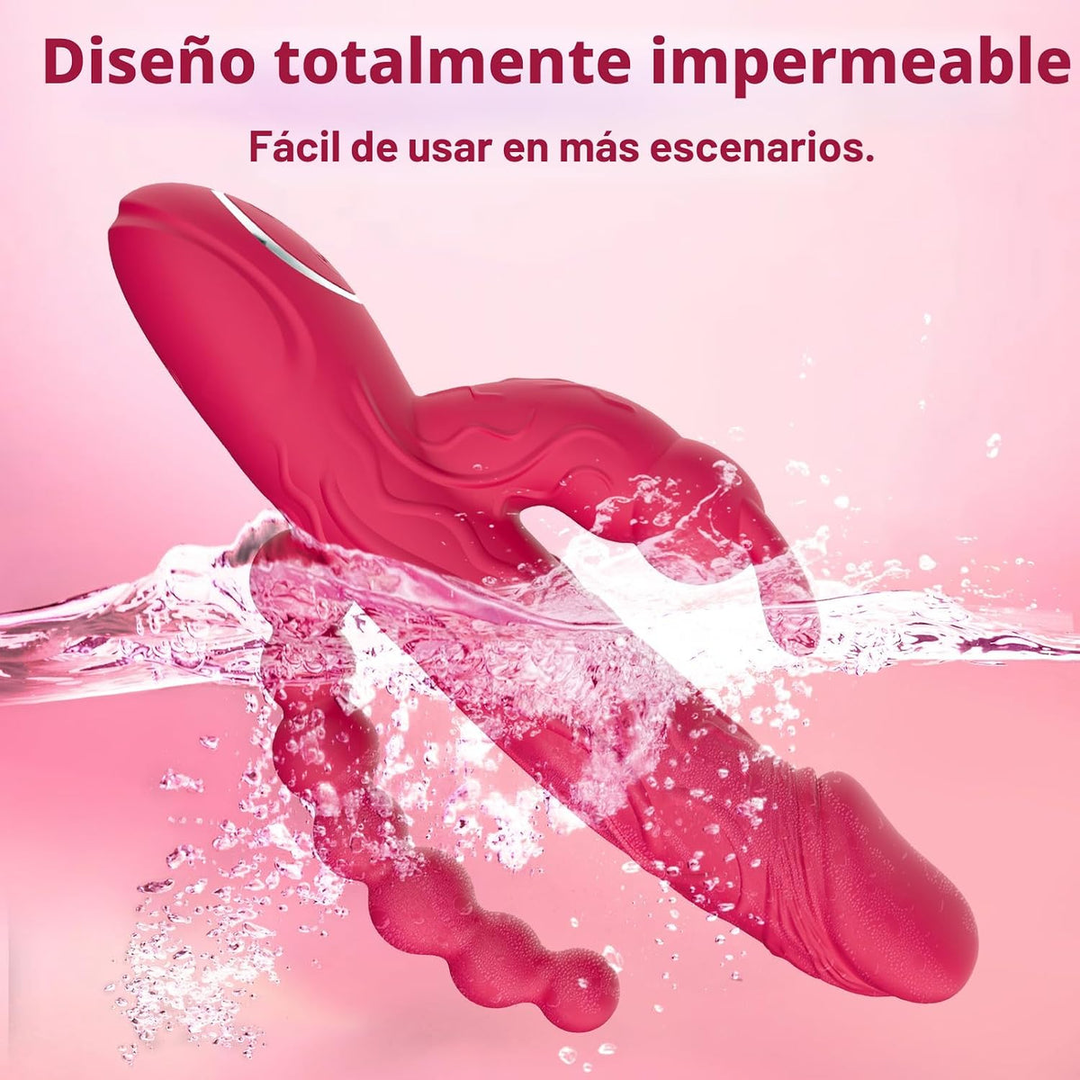 Conejo Vibrador para Punto G, Consolador Adulto Juguetes Sexuales p...