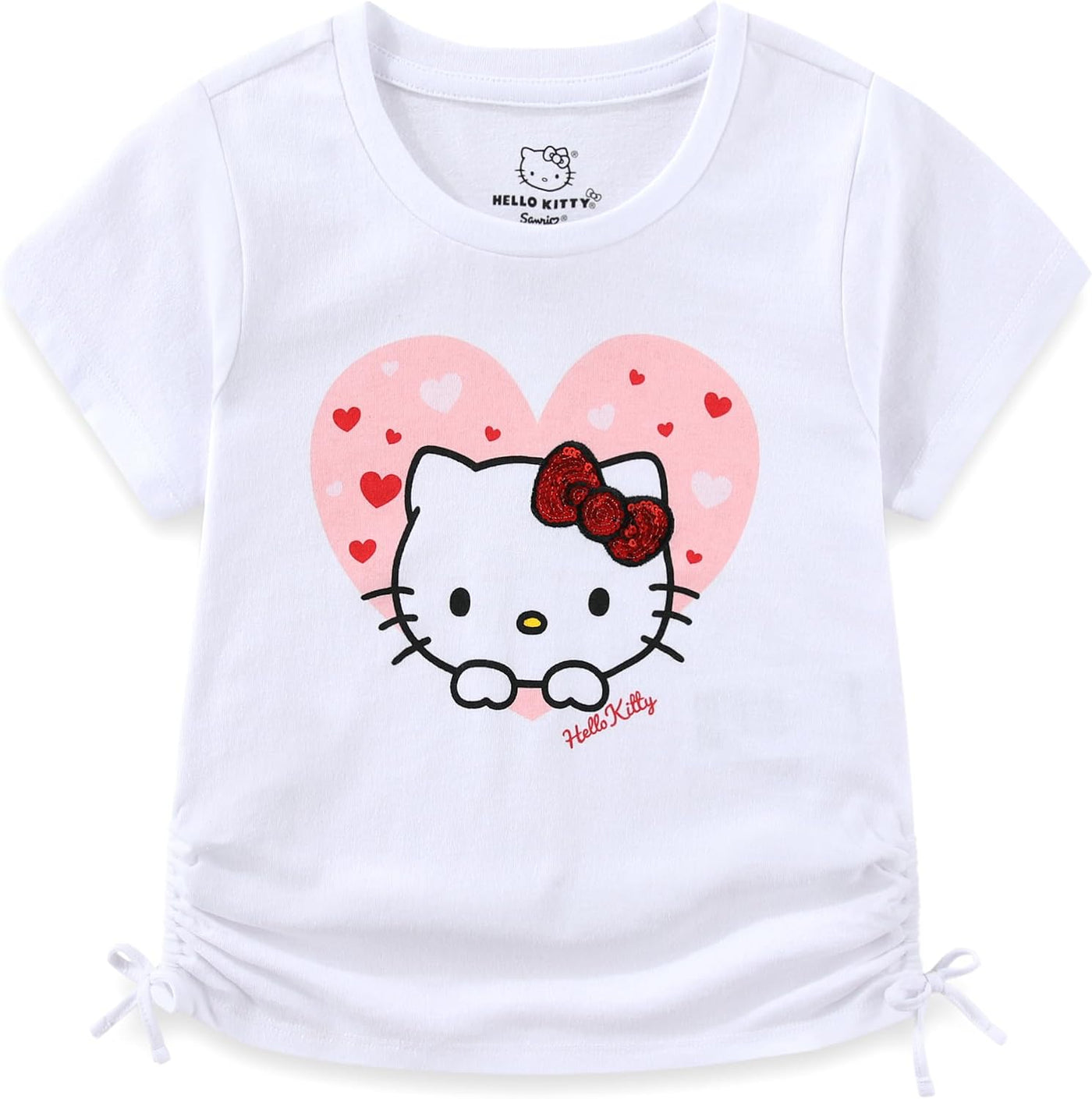 Hello Kitty Sanrio - Conjunto de camisa de manga corta y falda de t...