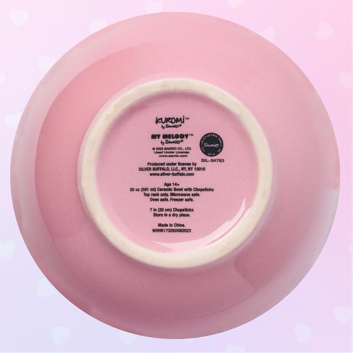 Silver Buffalo Sanrio Hello Kitty y sus amigos My Melody y Kuromi -...