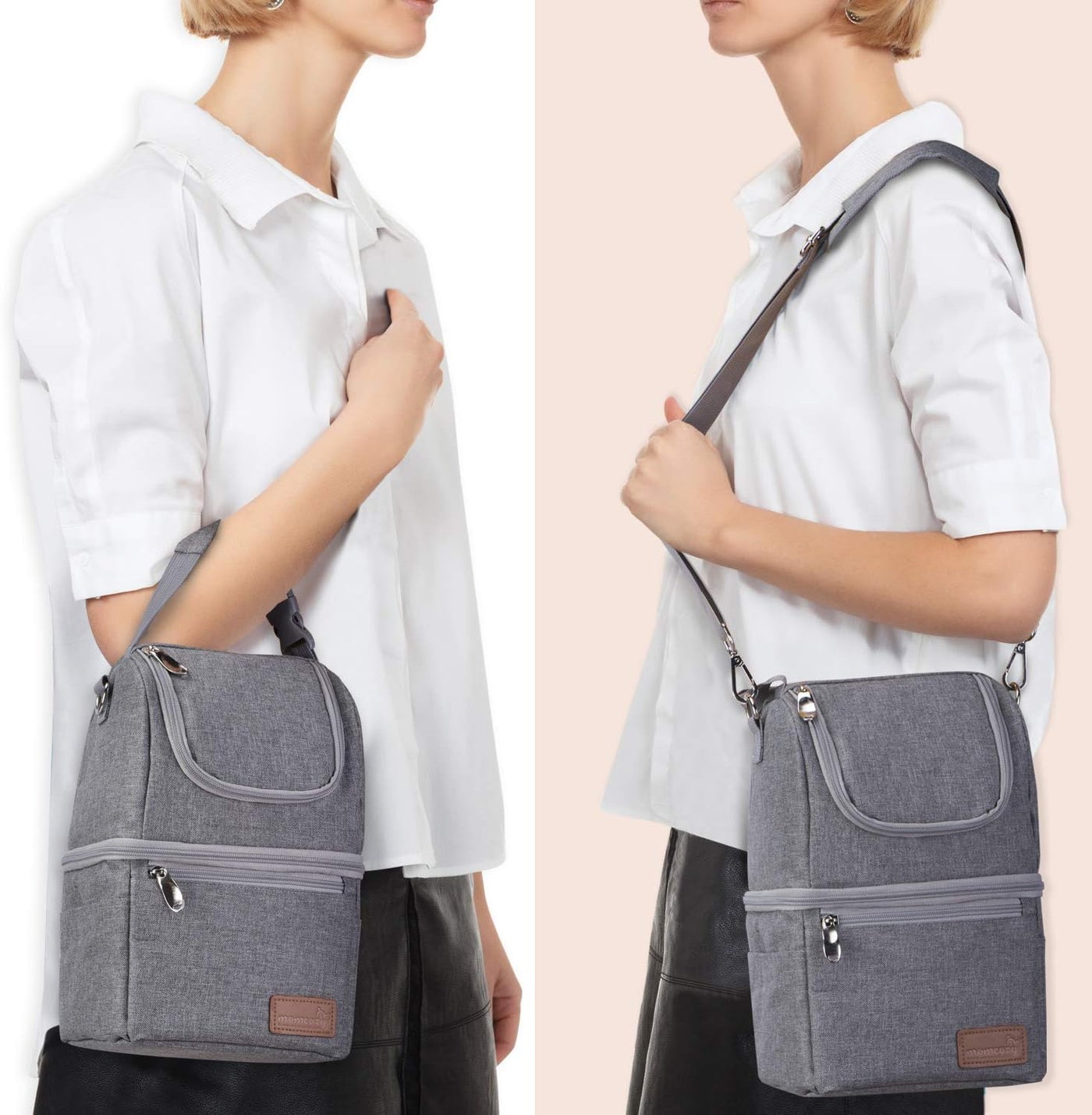 Momcozy Bolsa aislada para biberón, bolsa enfriadora de leche mater...
