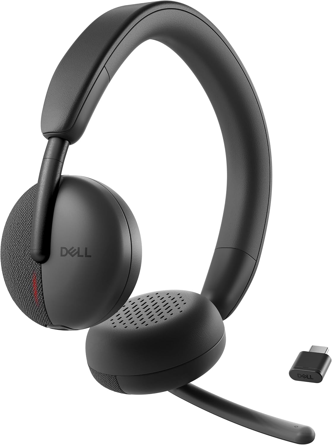 Auriculares inalámbricos Dell WL3024 - Diadema de cuero sintético,...