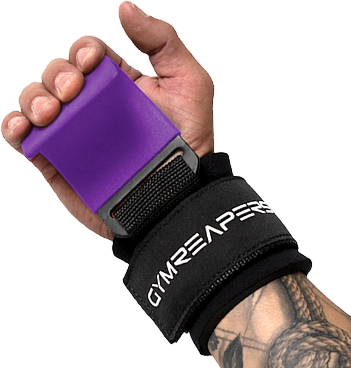 Ganchos para levantamiento de pesas Gymreapers (par), correas de mu...
