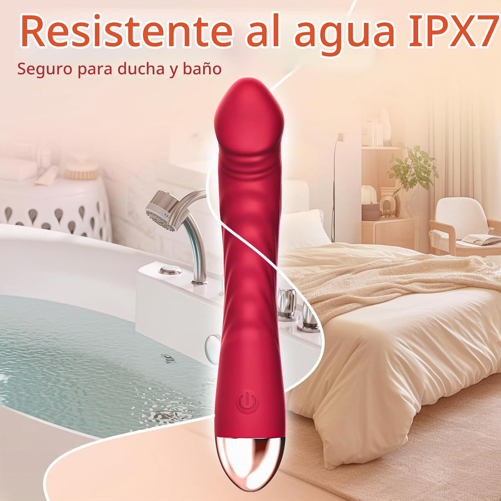 Erncuuc Consolador vibrador realista, juguetes sexuales para adulto...