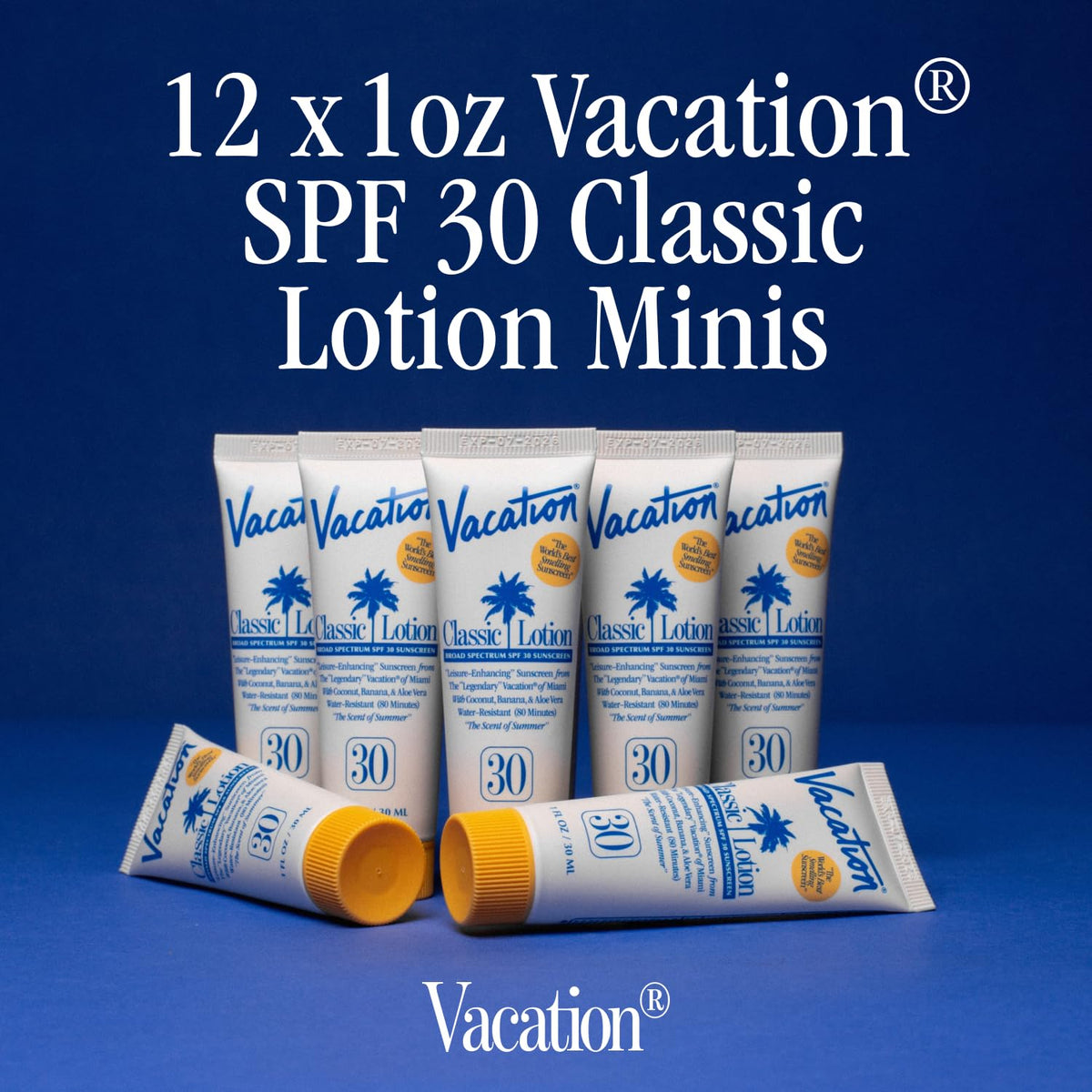 Vacation Mini Classic SPF 30 loción de protección solar, 1 onza líq...