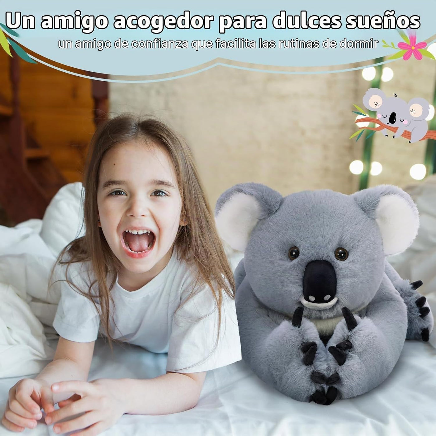 MaoGoLan Koala - Animal de peluche gigante de 25.6 pulgadas, diseño...