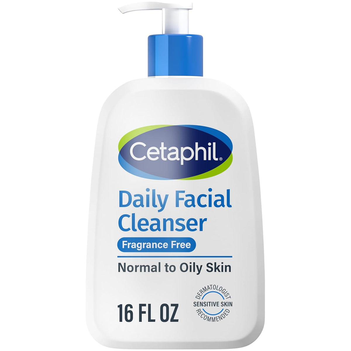 Cetaphil Limpiador facial diario, piel grasa y mixta, 16 onzas | Si...